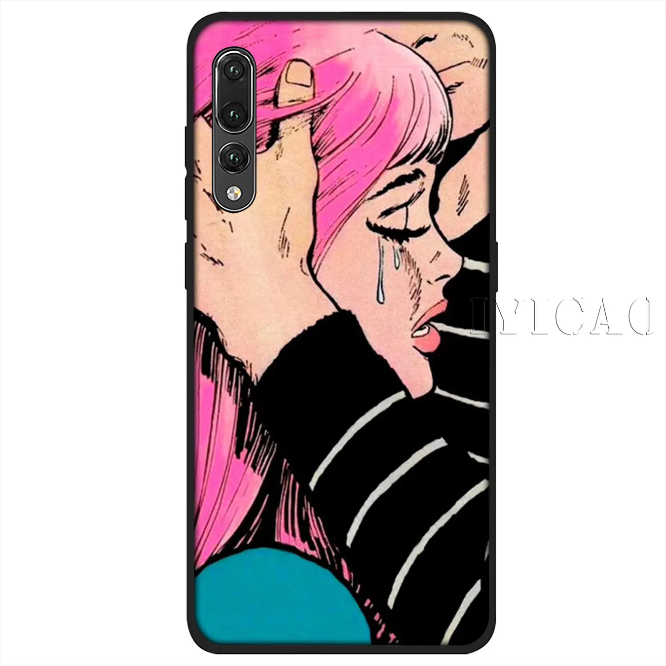 IYICAO винтажный мягкий чехол для Huawei P30 P20 Pro P10 P9 P8 Lite Mini 2017 2016 2015 P smart Z 2019 |