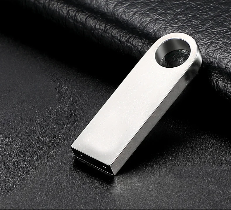 USB флеш-накопитель 64 ГБ 32 ГБ 16 ГБ 8 ГБ 4 ГБ флеш-накопитель водонепроницаемый металлический серебристый u-диск memoria cel usb флешка подарок логотип на заказ