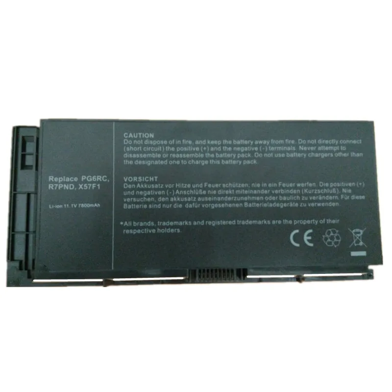 7xinbox 11 1 V Аккумулятор для ноутбука X57F1 R7PND 0FVWT4 3DJH7 9GP08 FV993 Dell Precision M4600 M4700 M6600 M6700 312 1176