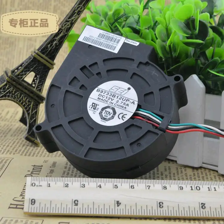 For Sun Fire X2200 M2 Fan B9733B12UP-A 12V 2.75A P/N:371-2096-01 | Fans &amp Cooling