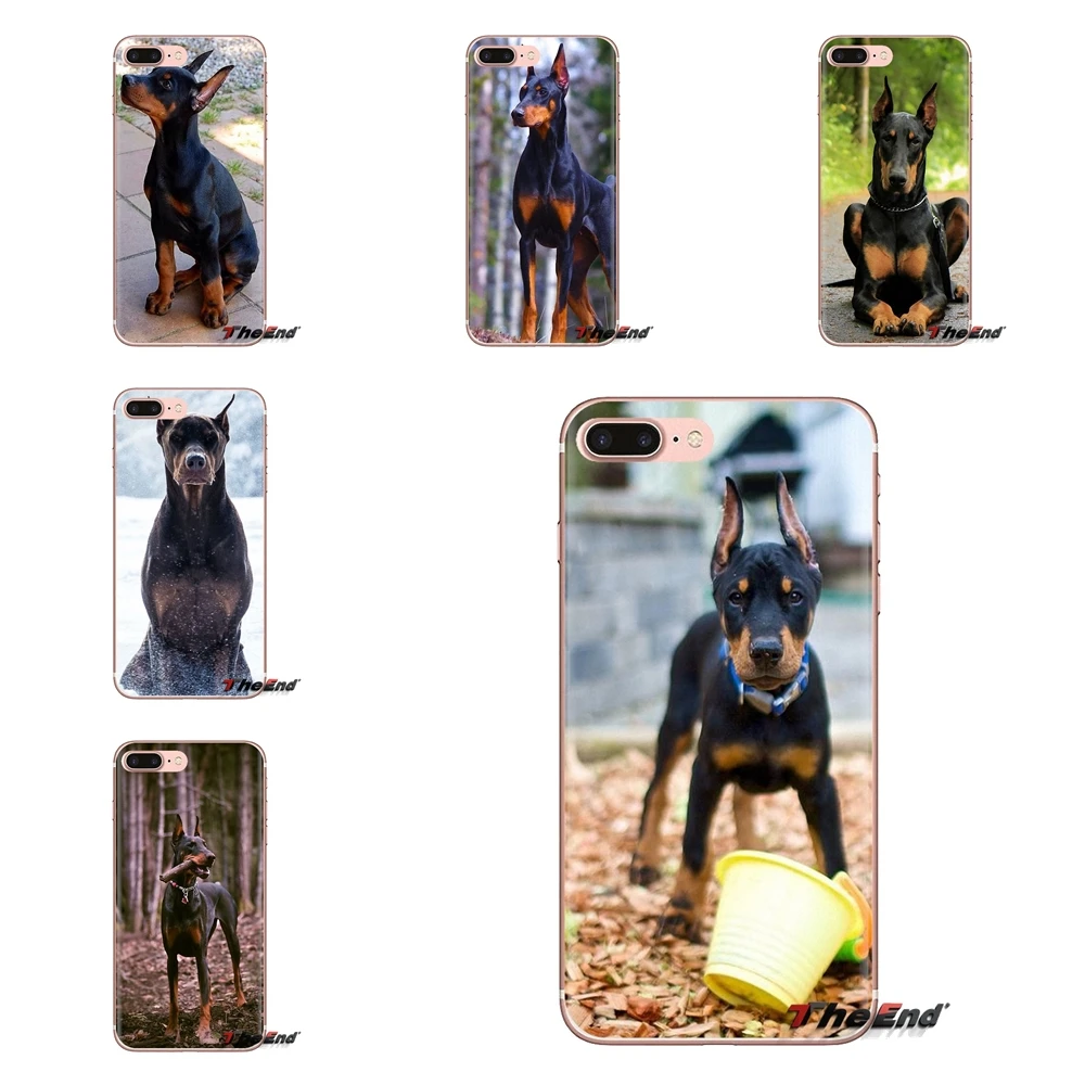 Прозрачные мягкие чехлы для iPod Touch Apple iPhone 4 4S 5 5S SE 5C 6 6S 7 8 X XR XS Plus MAX Pinscher собака