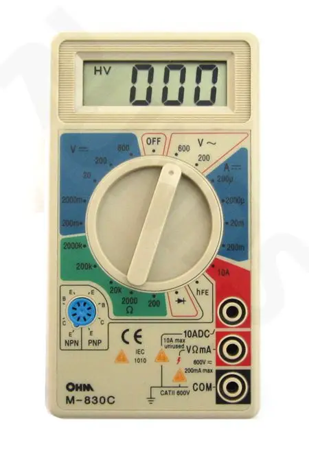 Высококачественный продаваемый полутрехбитный цифровой мультиметр ручной с