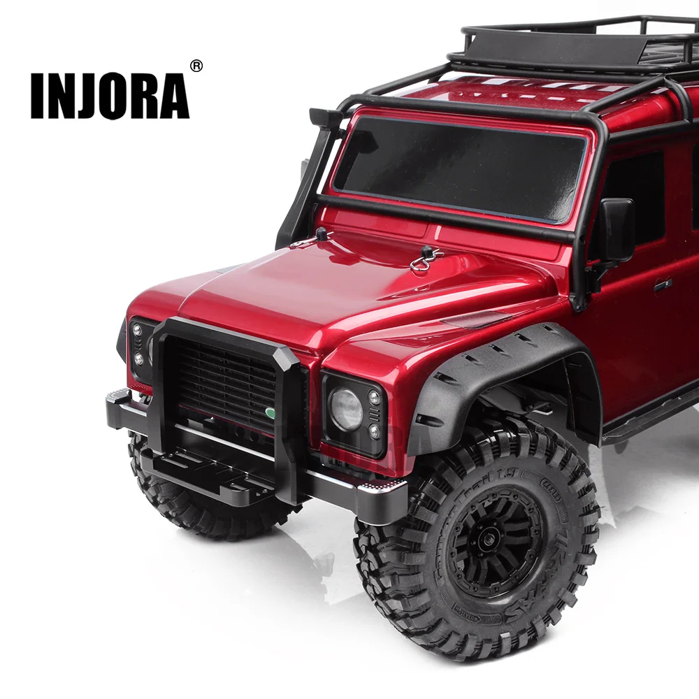 INJORA TRX4 металлический передний/задний бампер для 1:10 RC Crawler Traxxas TRX-4
