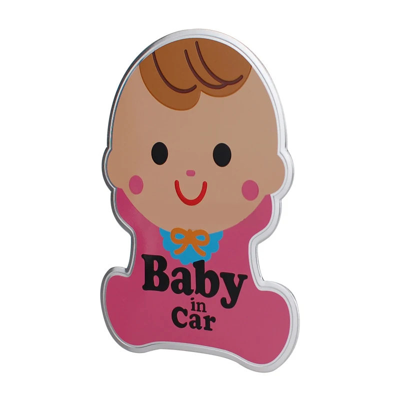 Новая Милая Детская Наклейка в машину металлическая алюминиевая наклейка