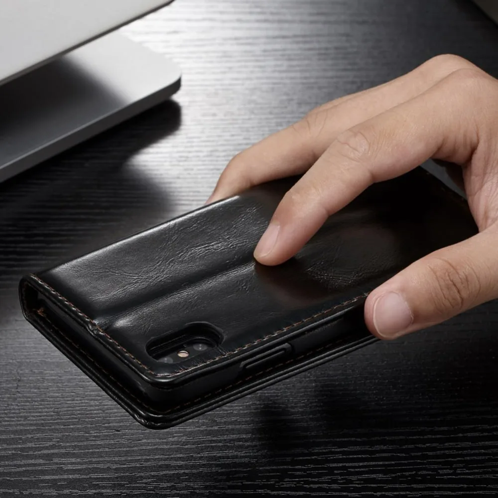 for Apple iPhone X 8 8Plus 7 7Plus 5 5S SE Flip Wallet Case Magnetic Leather Mobile Phone Cover Stand Holder with Card Slots | Мобильные