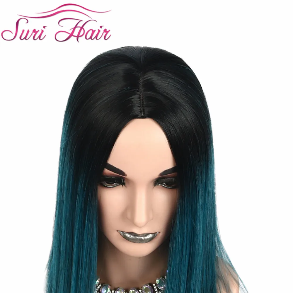 Парик для косплея Suri Hair прямые синтетические волосы с эффектом омбре короткий
