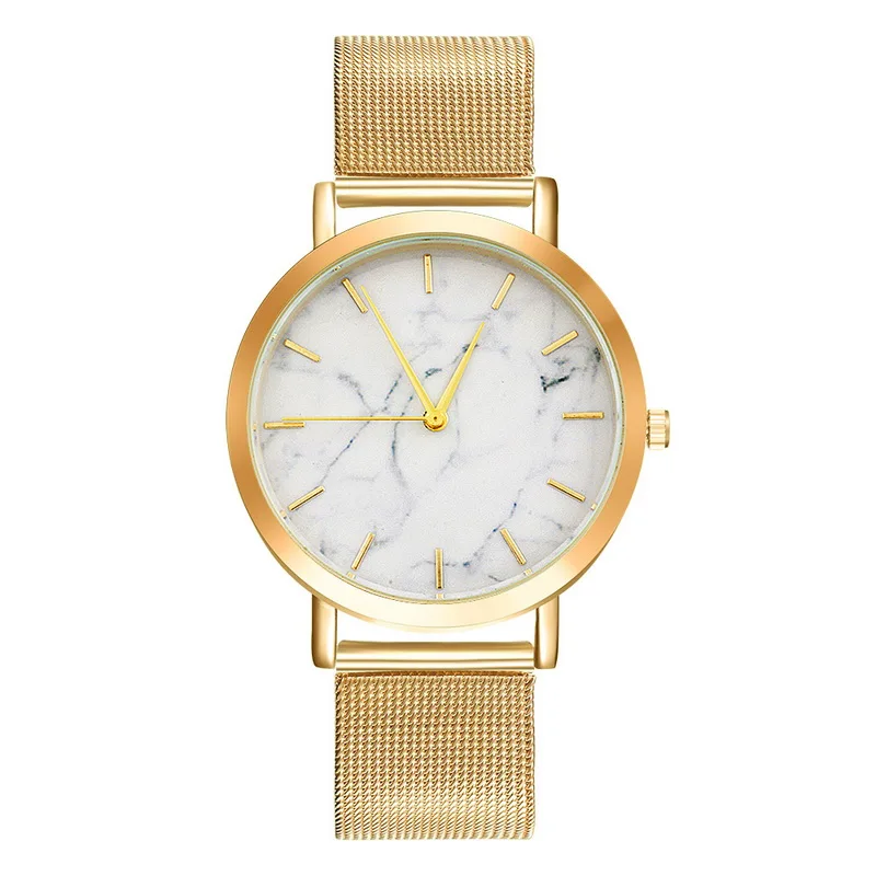 Женские кварцевые часы LASPERAL из сплава со стальным сетчатым браслетом мужские