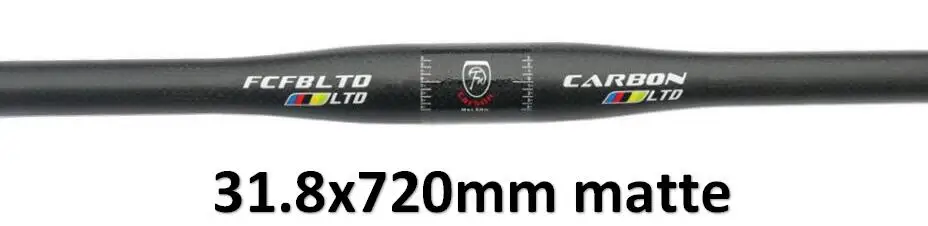 matte FCFB матовые велосипедные Рули из углеродного волокна 3 K, комплекты для горного велосипеда, комплекты для руля, руля для велосипеда, подседельный штырь, углеродные детали - Цвет: matte