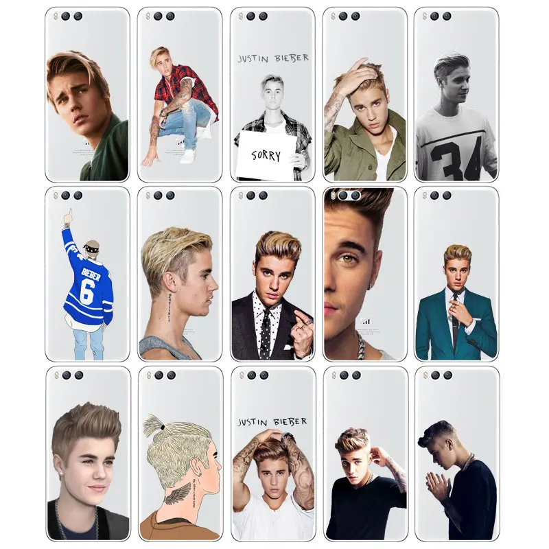 DREAMFOX L061 Justin Bieber Soft TPU Silicone Case Cover For Xiaomi Mi Note 2 3 4 5 6 8 SE M5 4C 4S 5C 5S 5X 6X A1 Plus |