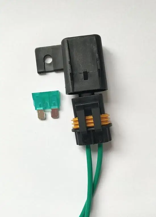 1 комплект автомобильный флейта фоторазъем с предохранителем 1A 30A длина провода 5