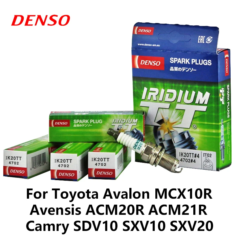 Автомобильная свеча зажигания DENSO для Toyota Avalon MCX10R Avensis ACM20R ACM21R Camry SDV10 SXV10 SXV20
