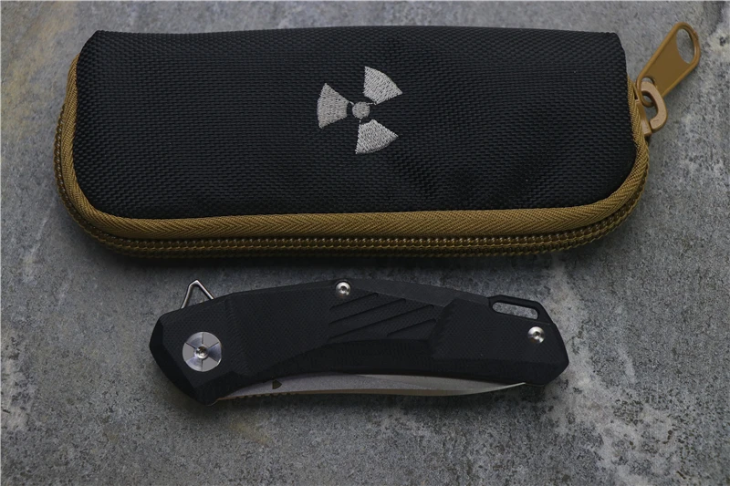 LJK3217GB Флип складной нож шарикоподшипник D2 лезвие G10 Ручка Открытый Отдых Многоцелевой Охотничий инструмент EDC