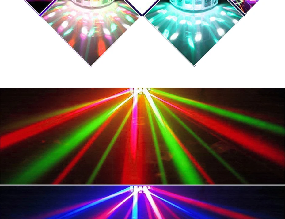Светодиодный светильник для дискотеки 18 Вт DMX 512 DJ RGB светодиодный вечерние светильник s Звук Активированный пульт дистанционного управления Диско-лампа меняющая цвет сценическая лампа для свадьбы