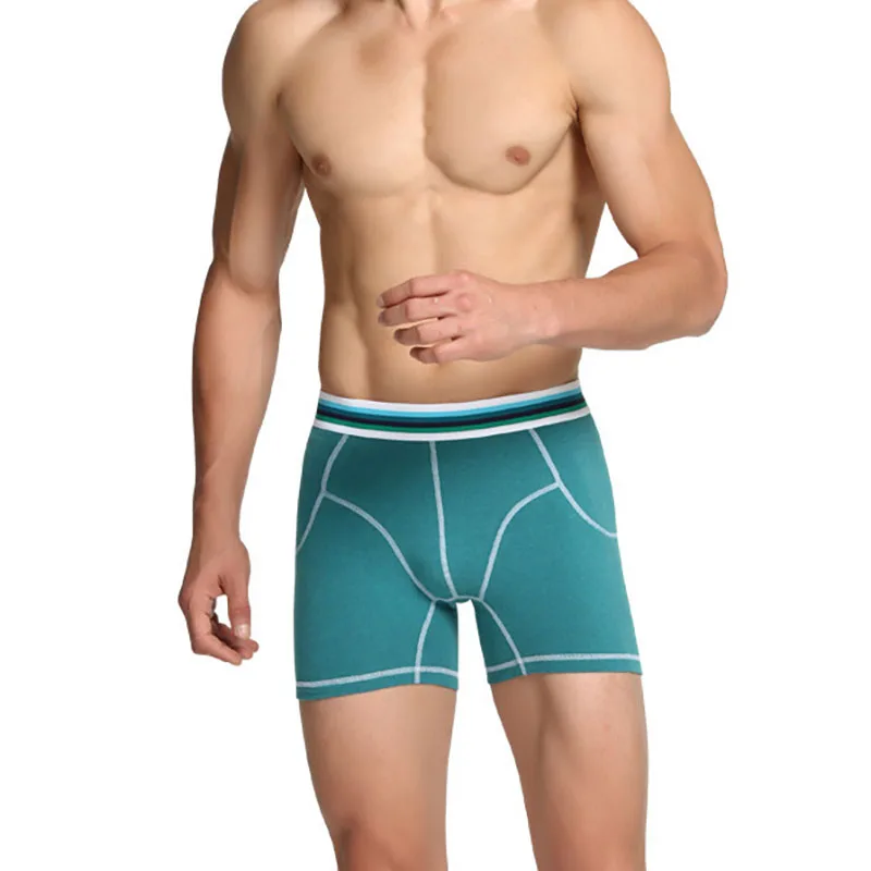 Новое поступление модные мужские боксеры ярких цветов Удлиненные Прямые