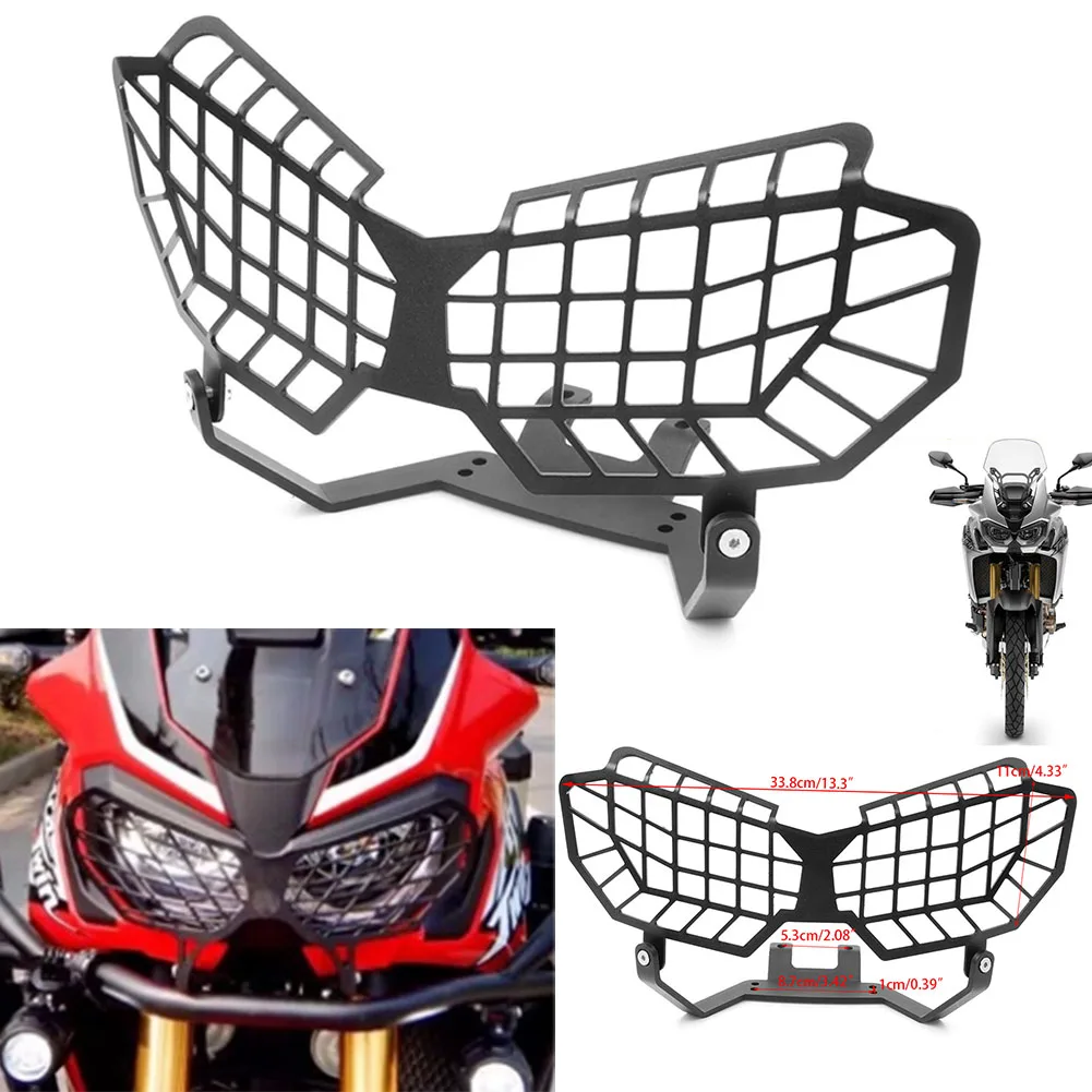 For Honda CRF1000L 2016 2017 Motorcycle Front Headlight Guard Protector Grill