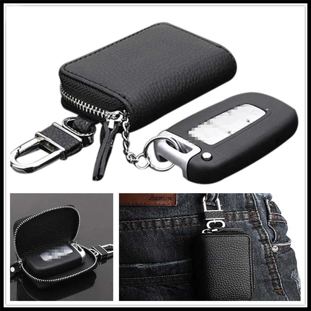 Кожаный мужской брелок для ключей автомобиля чехол сумка кошелек Honda Pilot женская