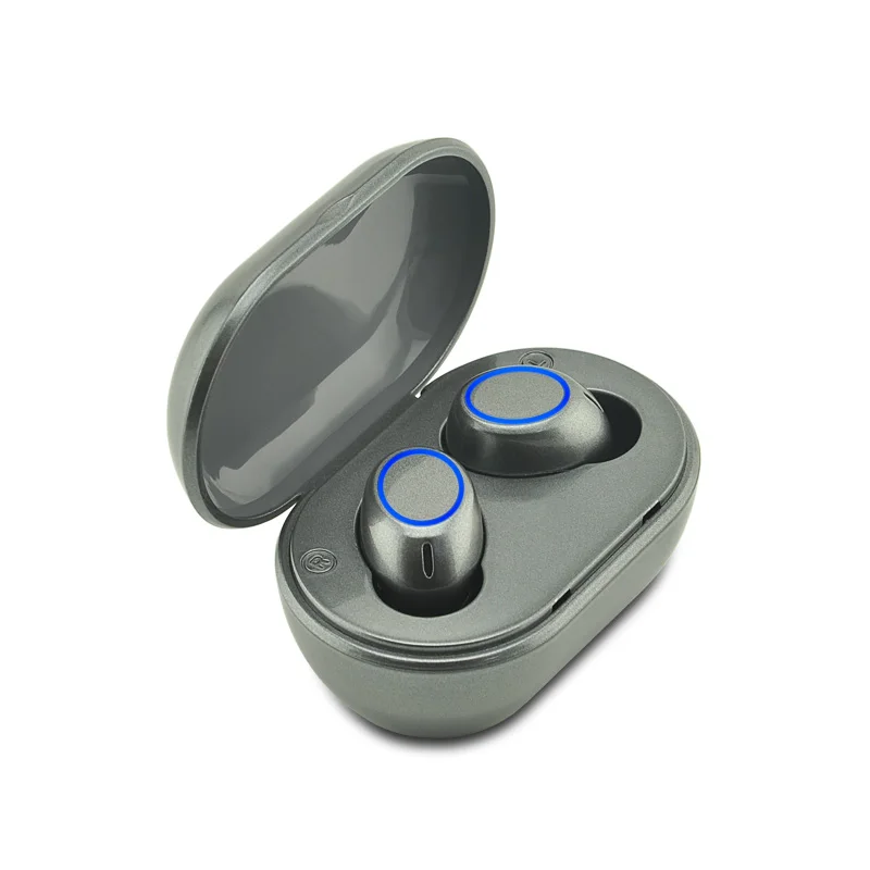 A2 TWS Bluetooth наушники для Redmi Airdots беспроводные 5,0 наушники с шумоподавлением Микрофон для Xiaomi iPhone samsung d25 - Цвет: Серый