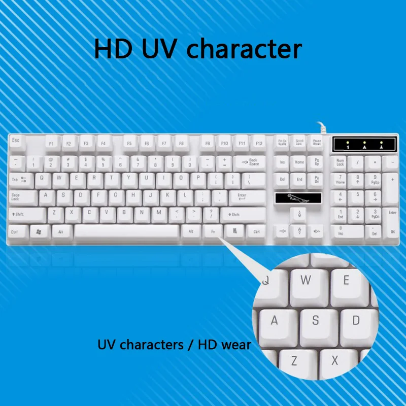 Проводная USB ПК геймер Клавиатура Мышь комбо подвеска механическая клавиатура