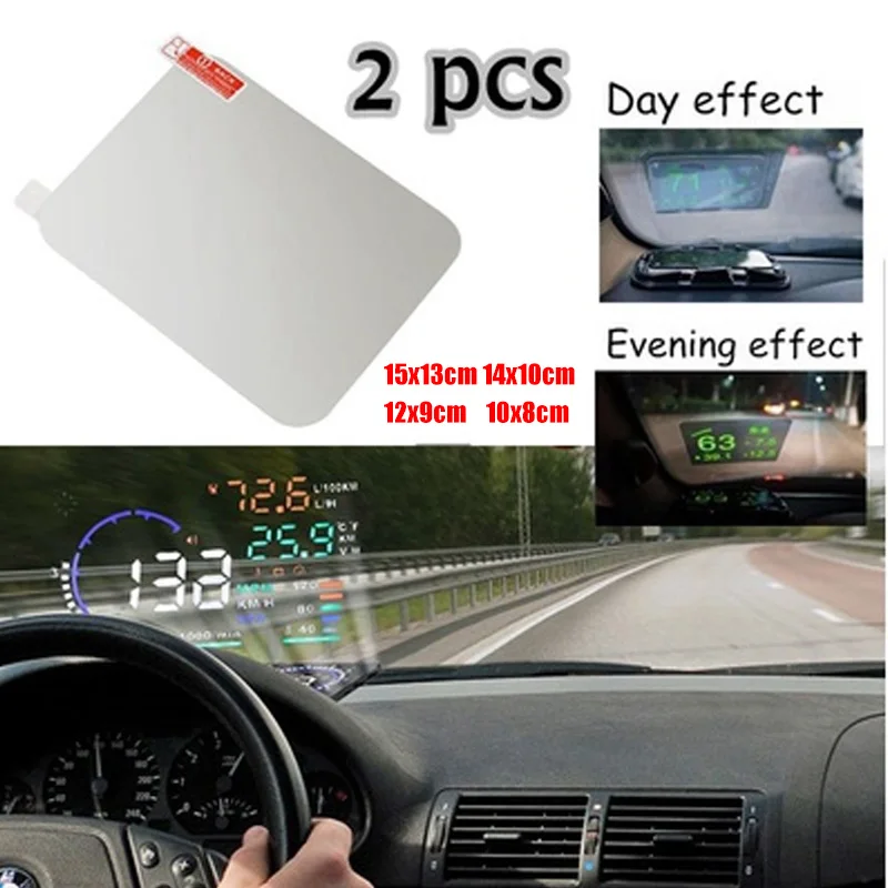 Vehemo автомобильный HUD Отражающая пленка система отображения на головке OBDII расход