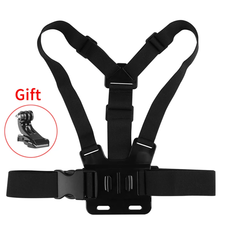 Chest Strap 2 Регулируемый нагрудный ремень для камеры GoPro Hero 8 7 5 Black 4 Sjcam Xiaomi Yi 4K Eken Go Pro Hero аксессуар - Цвет: Chest Strap 2