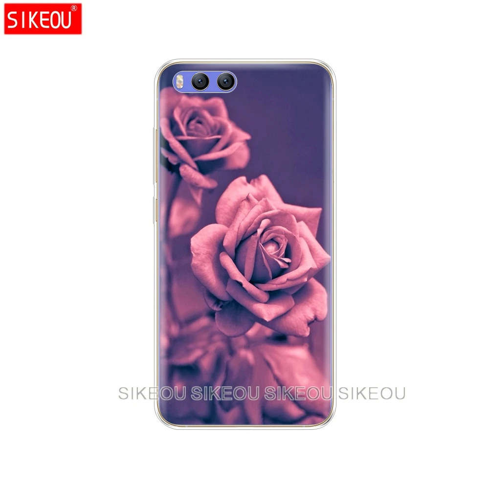 Силиконовый чехол для Xiaomi Mi 8 8SE A1 A2 lite 5 5S 5X 6 Mi5 MI6 NOTE 3 MAX Mix 2 2S розовый цветочный