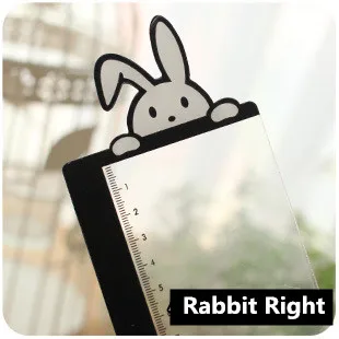 Rabbit Right Акриловый милый монитор, доска для заметок для ноутбука/компьютера, дисплей, доска для сообщений, офисный органайзер для липких блокнотов - Цвет: Rabbit Right