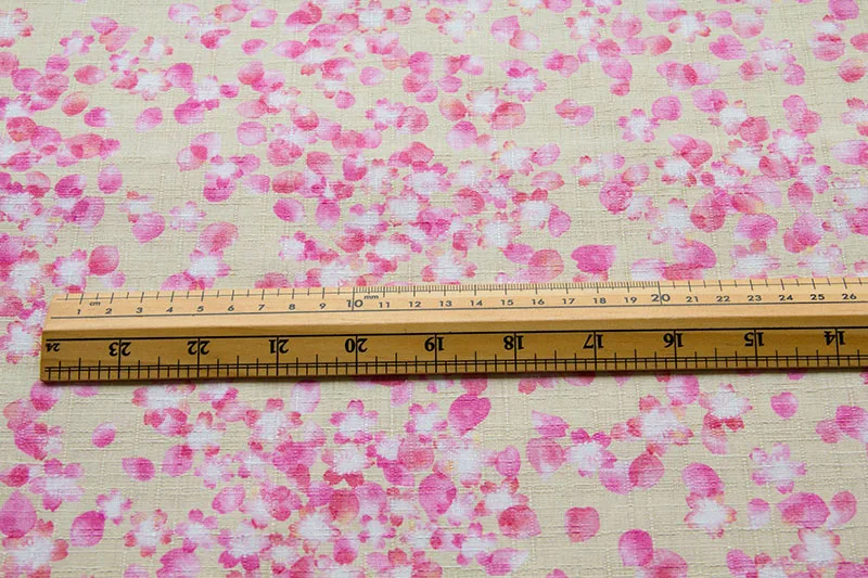 Half-Meter Japanese Dobby Cotton Fabrics Cloth Sewing Quilting for Patchwork Sakura A | Fabric