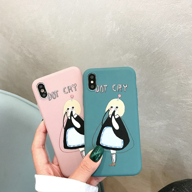 Чехол для iphone 6 S девочек женский модный стильный мягкий силиконовый чехол 8 plus 7 Plus