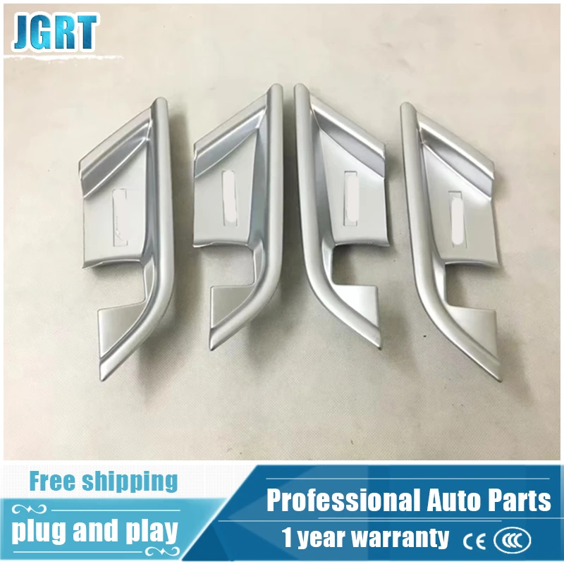 JGRT автомобильный стиль для Toyota Camry 2018 ABS или Карбоновое волокно полная внутренняя декоративная рамка обшивки дверной части с логотипом 4 шт. на.