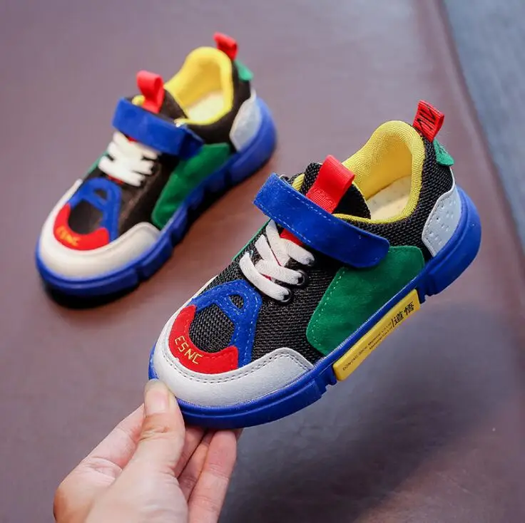 2019 autumn new children's sports shoes boys breathable mesh girls big children casual running kids sneakers 26-36 | Детская одежда