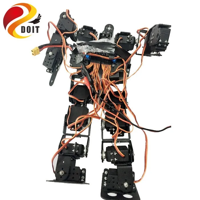 17DOF Biped робот-гуманоид Обучающий робот комплект сервопривода кронштейн шариковый