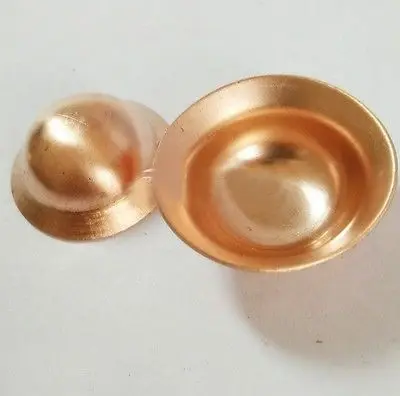 LOT10 5/8 &quotмедная расклешенная Торцевая крышка Концевая труба фитинг сантехника