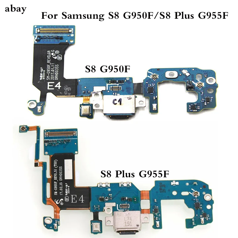 Запасной гибкий кабель для зарядки Samsung Galaxy S8 plus G950F G955F порт микрофон USB разъем