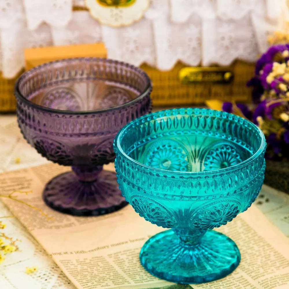 Новинка 1 шт. миски для мороженого с подсолнухами десертные чашки цветным