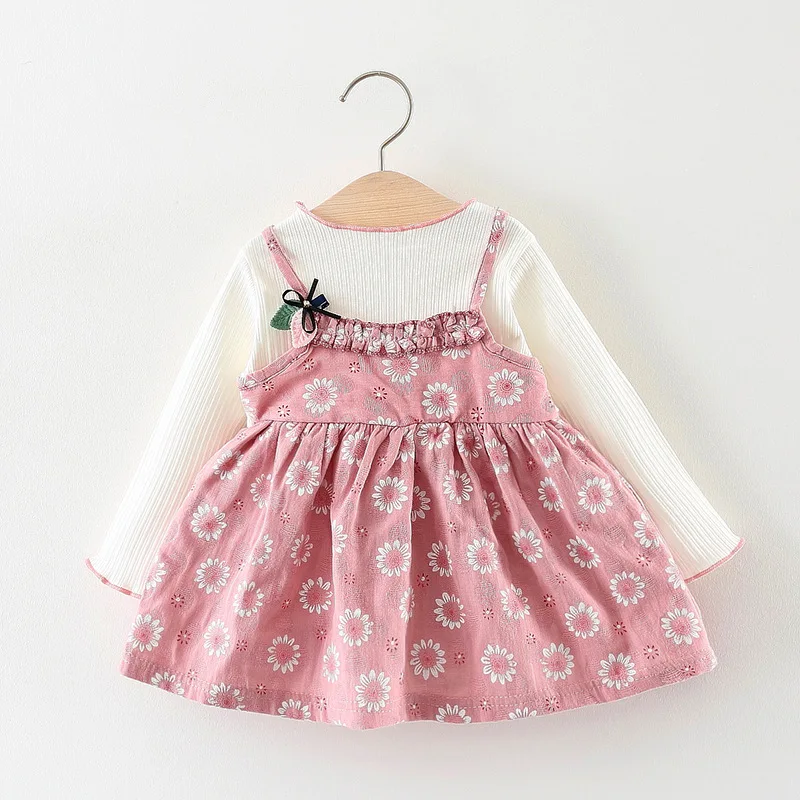 Baby girls dress 2019 autumn spring newborn girl fashion long sleeve printing princess dresses for bebe birthday party clothing | Детская