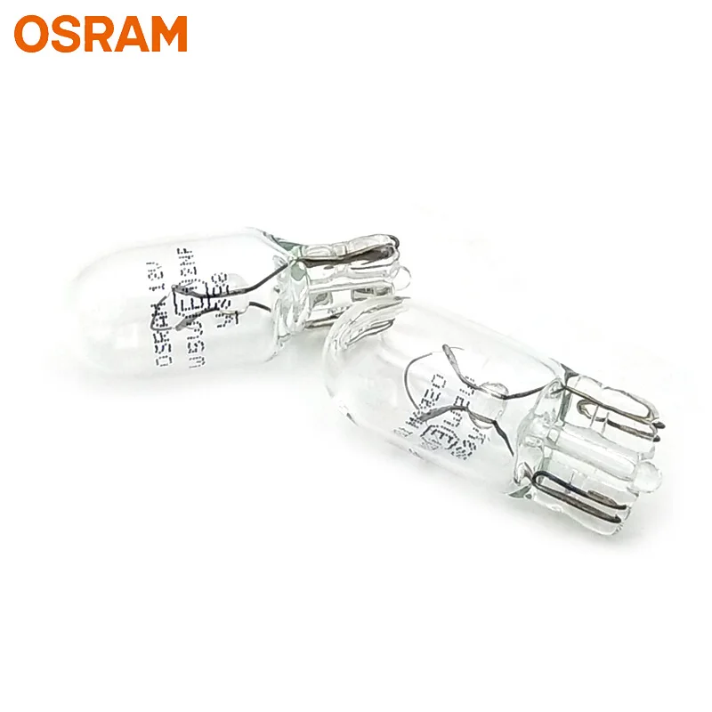 Лампа Ксеноновая OSRAM 12V первоначально T10 2825 5 Вт W2.1x9.5d W5W Стандартный интерьер светильник лампы сигнала поворота OEM авто лампы 10 шт