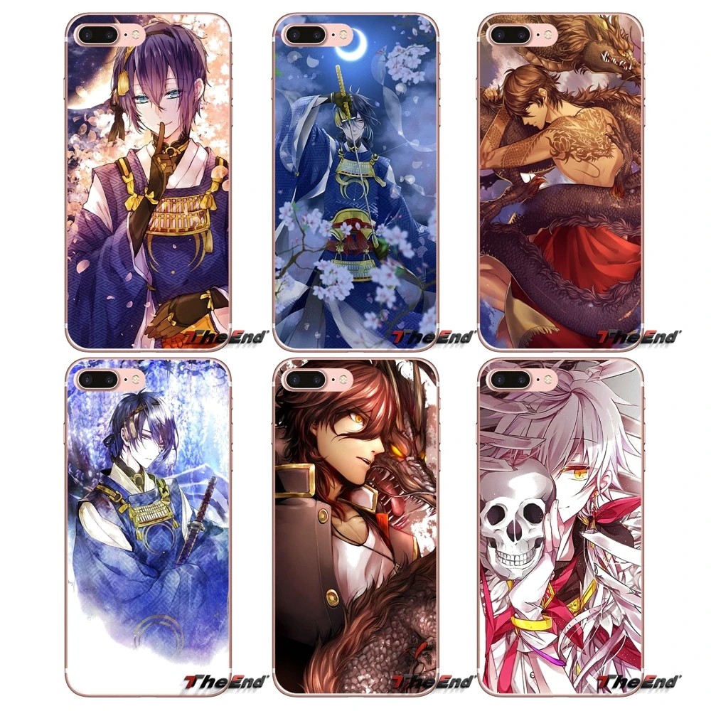 Мягкий чехол для iPhone X 4 4S 5 5S 5C SE 6 6S 7 8 Plus Samsung Galaxy J1 J3 J5 J7 A3 A5 2016 2017 Touken Ranbu Horikawa