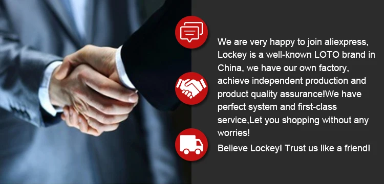 Lockey OEM комбинация безопасности портативный Loto замки из группы электрические Блокировка комплект тагаута