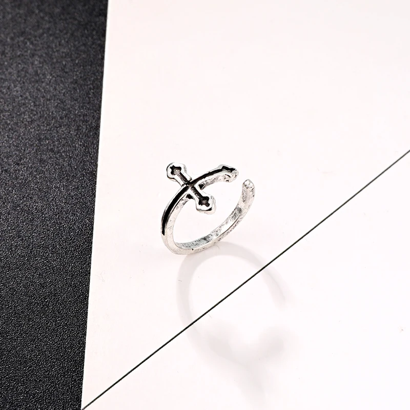 Женское Винтажное кольцо с открытым хвостом Anillo металлическое в классическом