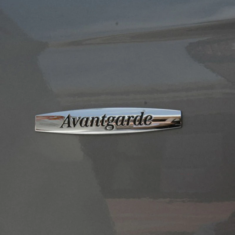 Стайлинга автомобилей 3D металла Avantgarde герба Знак Наклейка автомобиля Fender