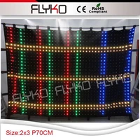 Free shipping 2m 3m P70MM Popular indoor cheap portable lighted stage decoration backdrop