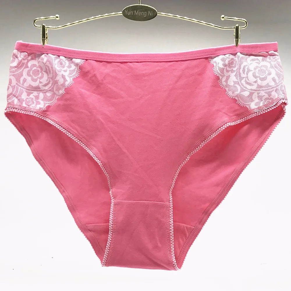 Lot of 60 2XL 3XL 4XL Wholesale Laced High Rise Lady Short Brief Spandex Cotton Mama Size Panties Big Women Underwear Pants | Женская