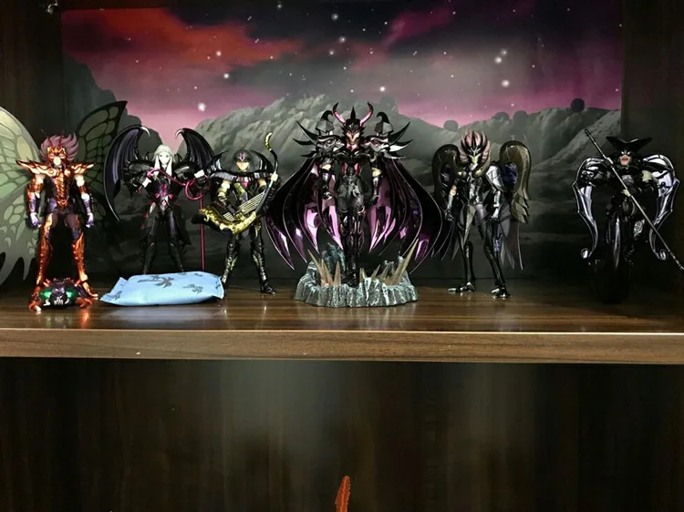 Bandai Saint Seiya EX2.0 призрак большой тройки Аид Rhadamanthys Minos Металл броня Миф Ткань фигурку игрушка