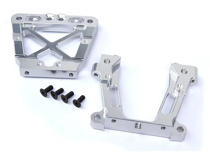 

CNC metal rear bulk head set 85176 for baja parts, sliver and orange choose