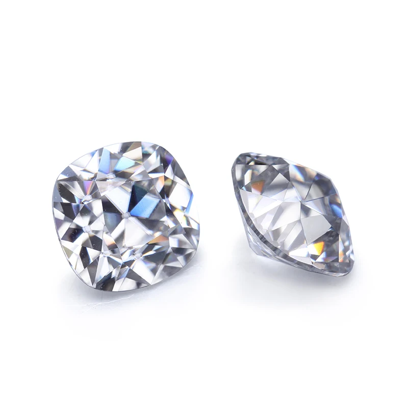 7x7 мм квадратная подушка в Форме Старинной старой шахты EF белого цвета moissanite