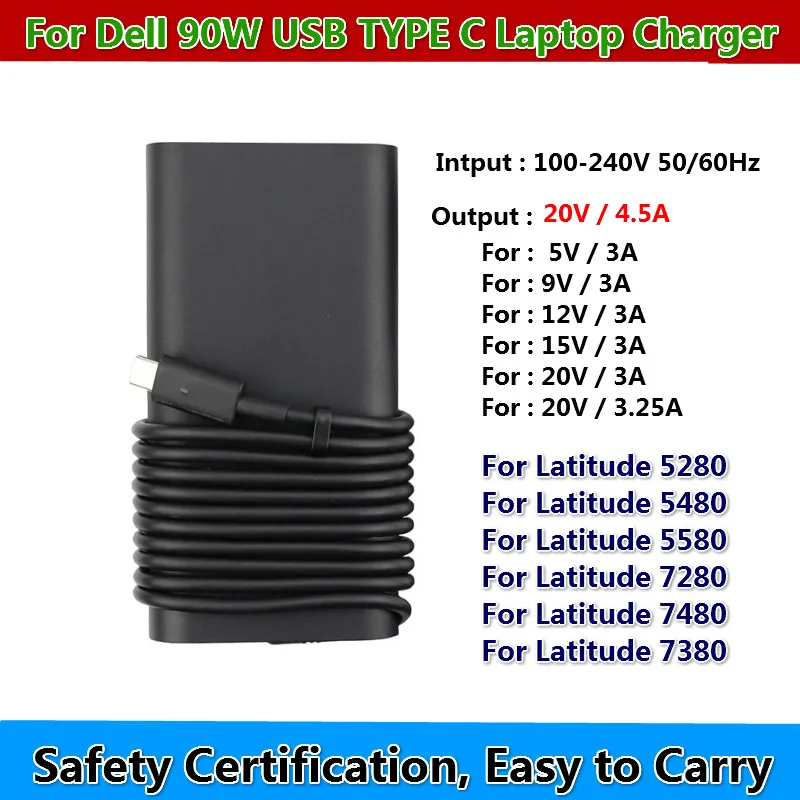 Новинка оригинальное зарядное устройство 90 Вт USB Type C адаптер переменного тока