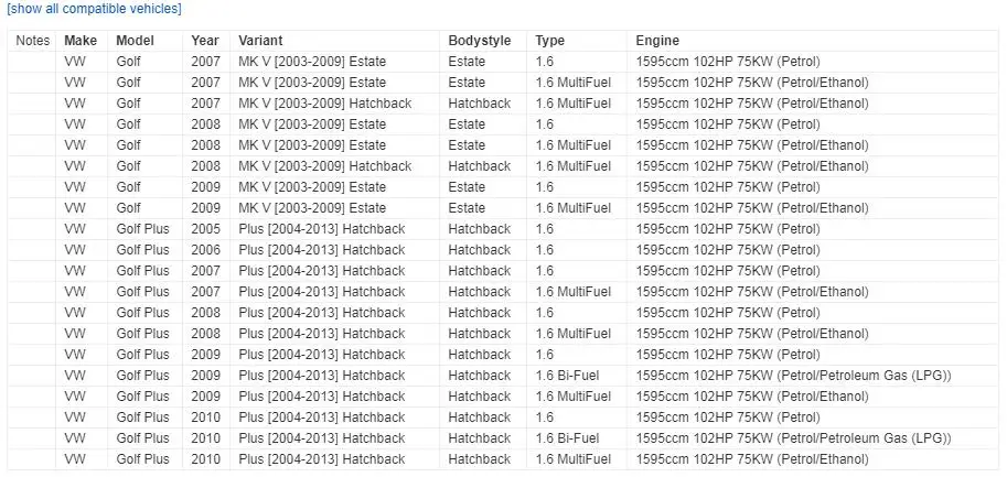 Воздушный фильтр Впускной шланг для гольфа Mk5 Plus Passat B6 1,6 с вилкой OEM 1K0129684AF 1K0129684AG 1K0129684AH 1K0129684AE