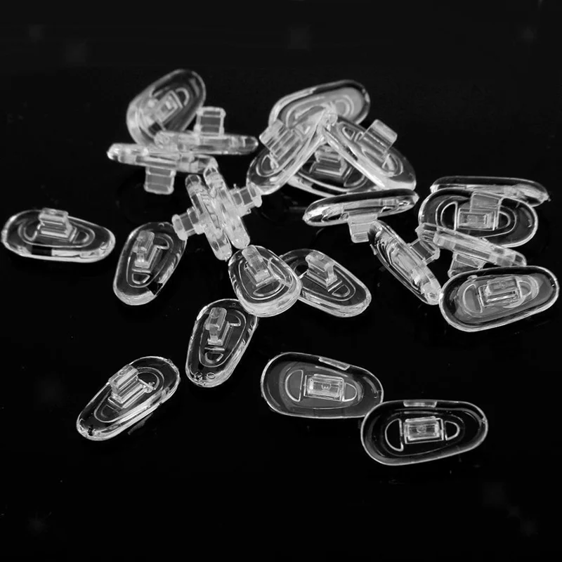 25 пар Силиконовые сменные носовые упоры для солнцезащитных очков, очки для глаз, аксессуары для очков, анти-инструменты скольжения ZXY9643