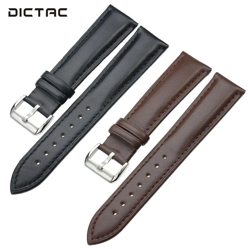 16/18/20/22 MM Watch Band Unisex Replacement Wrist Straps Genuine Leather Bands Sport Business For Apple Series | Наручные часы