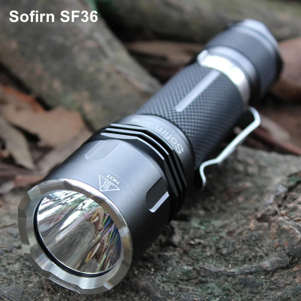 Sofirn SF36 комплект мощный светодиодный фонарик 18650 Cree XPL2 фонарь высокой